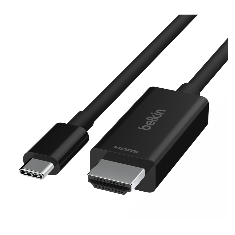 Câble Belkin USB-C vers HDMI 2.1 / 2M / 8K 60Hz / Noir