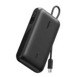 Power Bank BELKIN 10K / 45 Watts avec câble / Écran intégrés / Noir