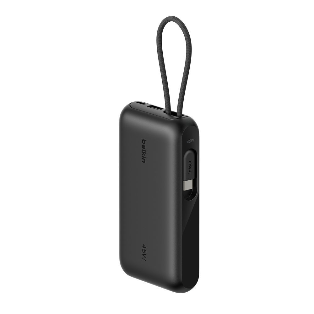 Power Bank BELKIN 10K / 45 Watts avec câble / Écran intégrés / Noir