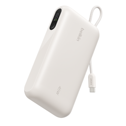 Power Bank BELKIN 20K / 45 Watts avec câble / Écran intégrés / beige