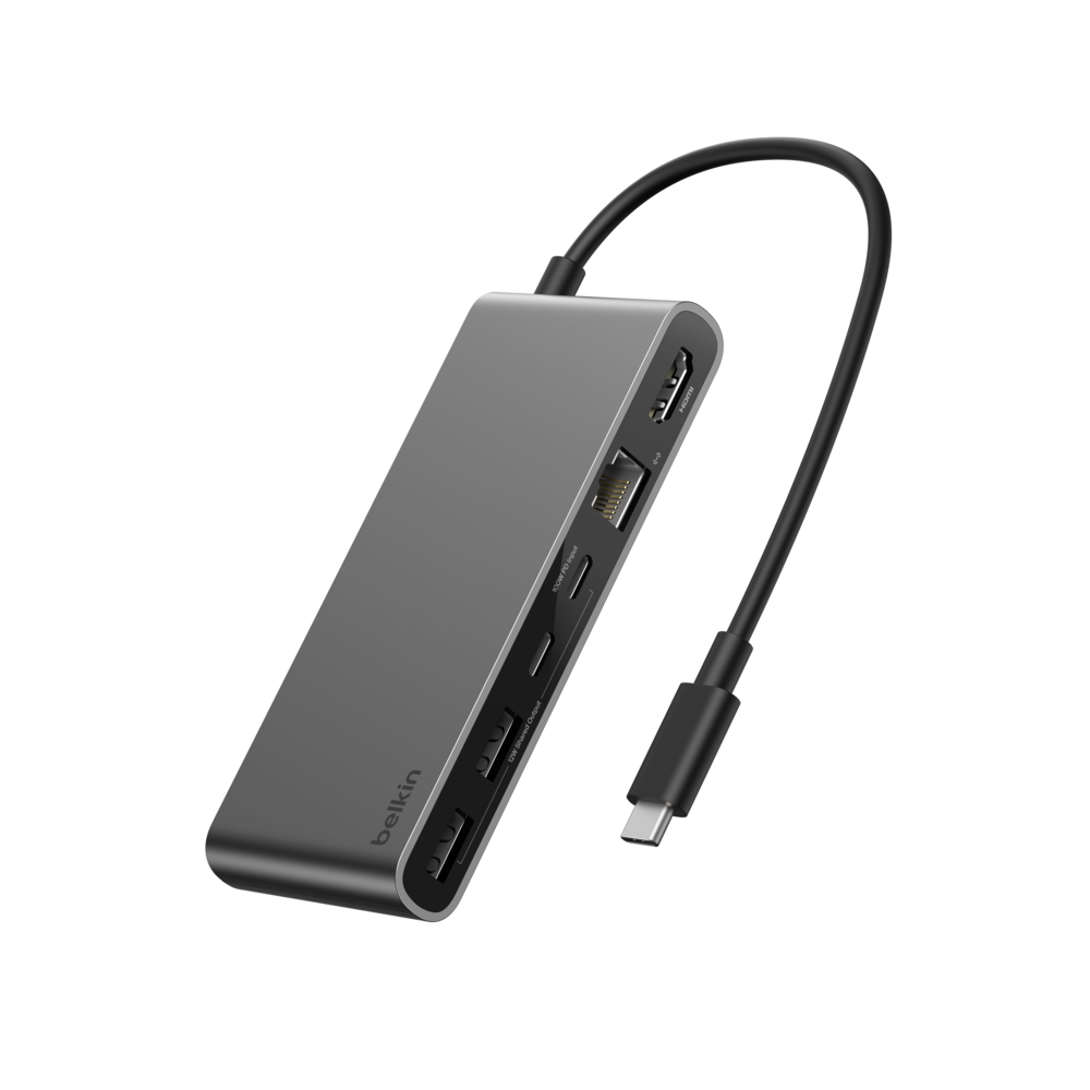 Hub BELKIN USB-C avec 8 ports dont 1 port Ethernet 2,5 Gbit/s