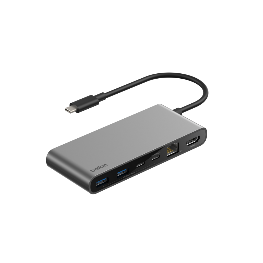 Hub BELKIN USB-C avec 8 ports dont 1 port Ethernet 2,5 Gbit/s