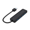 Hub USB Gembird  3.2 Gen 1 / 4 ports / Noir