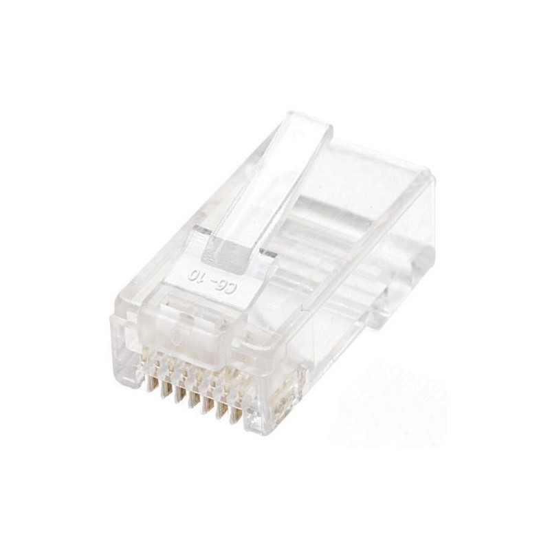 Lot de 100 connecteurs modulaires RJ-45 Cat6 UTP