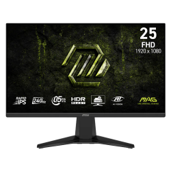 Écran Gaming MSI MAG 255F X24 24.5" Full HD Rapid IPS / 240 Hz / 0.5 ms / Noir