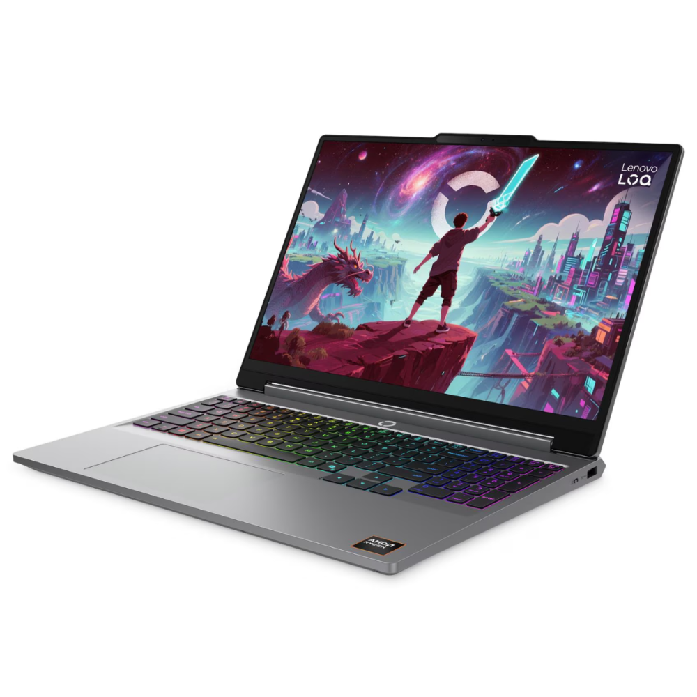Pc Portable Gamer Lenovo LOQ 15AHP11 / Ryzen 7 250 / RTX 5050 8G / 16 Go DDR5 / 512 Go SSD / Windows 11 / Gris