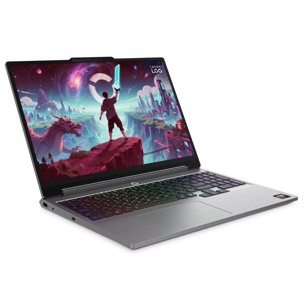 Pc Portable Gamer Lenovo LOQ 15AHP11 / Ryzen 7 250 / RTX 5050 8G / 16 Go DDR5 / 512 Go SSD / Windows 11 / Gris