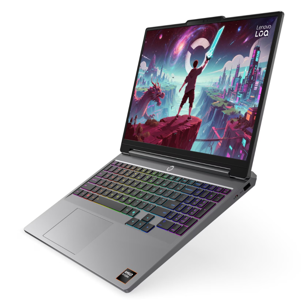 Pc Portable Gamer Lenovo LOQ 15AHP11 / Ryzen 7 250 / RTX 5050 8G / 16 Go DDR5 / 512 Go SSD / Windows 11 / Gris