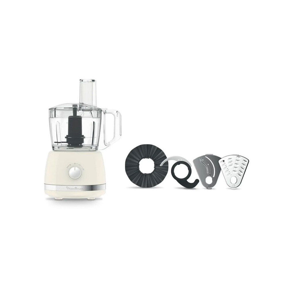 Robot Moulinex Multifonction 600W / FP345A11 / Blanc
