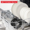 Robot Moulinex Multifonction 600W / FP345A11 / Blanc