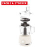 Robot Moulinex Multifonction 600W / FP345A11 / Blanc