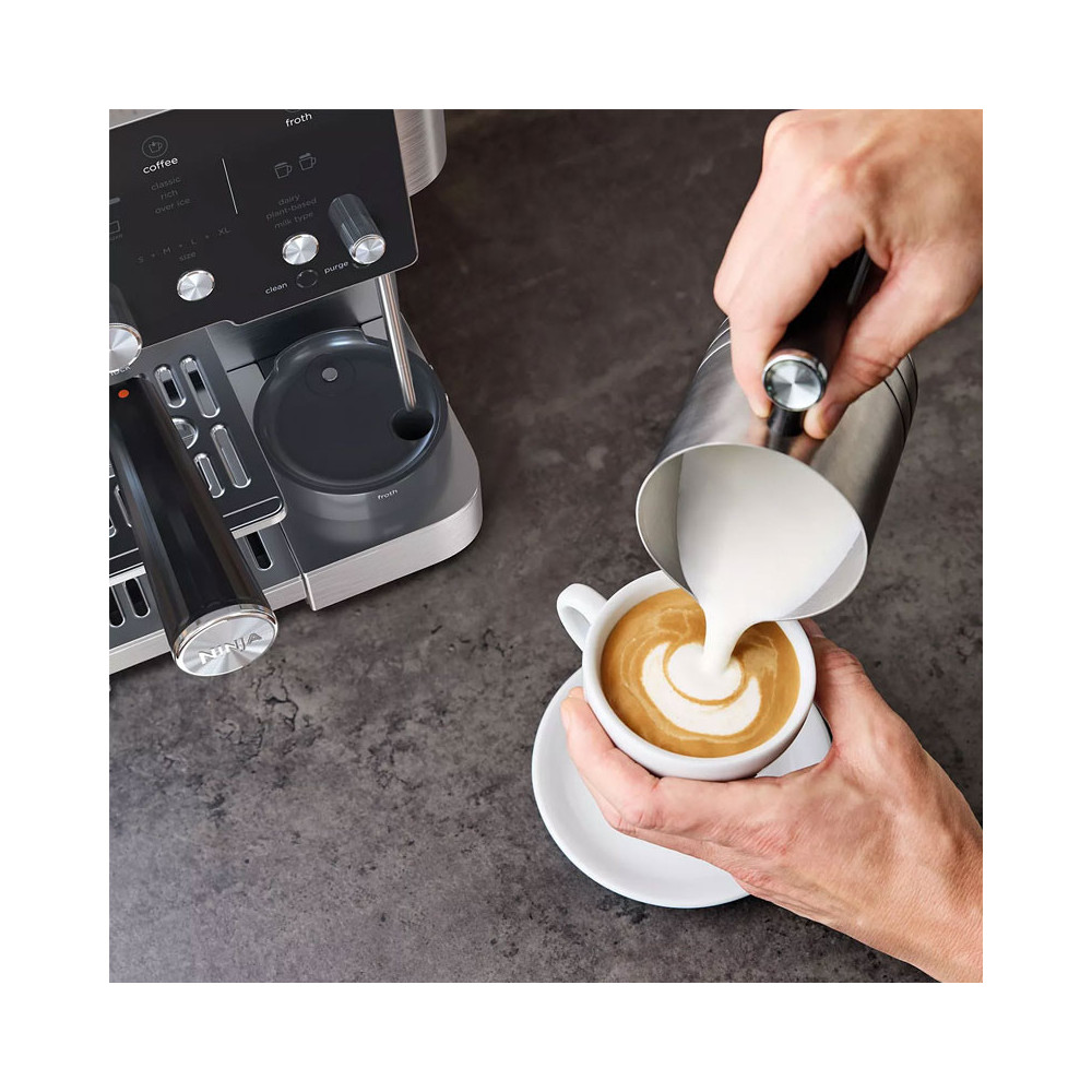 Machine à café NINJA Luxe Essential 2EN1 1650W / ES501EU / Silver