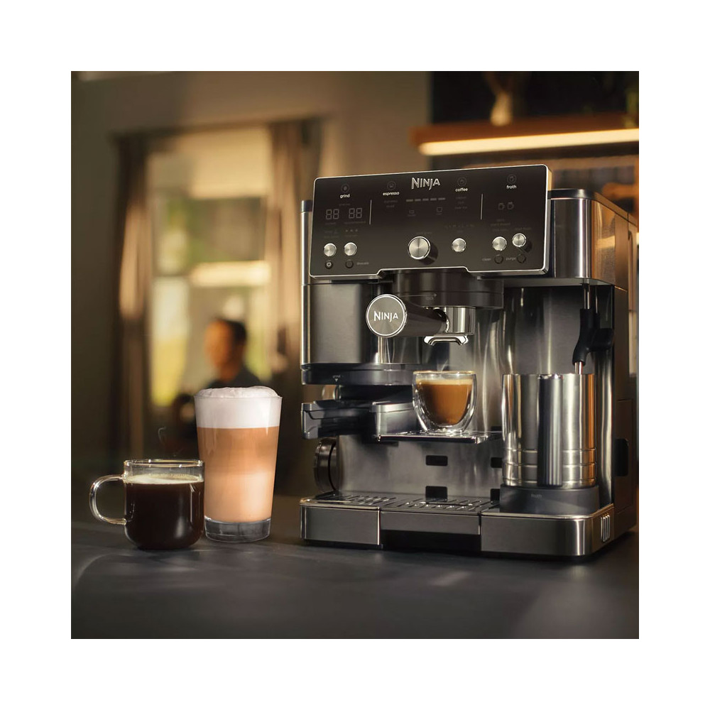 Machine à café NINJA Luxe Essential 2EN1 1650W / ES501EU / Silver