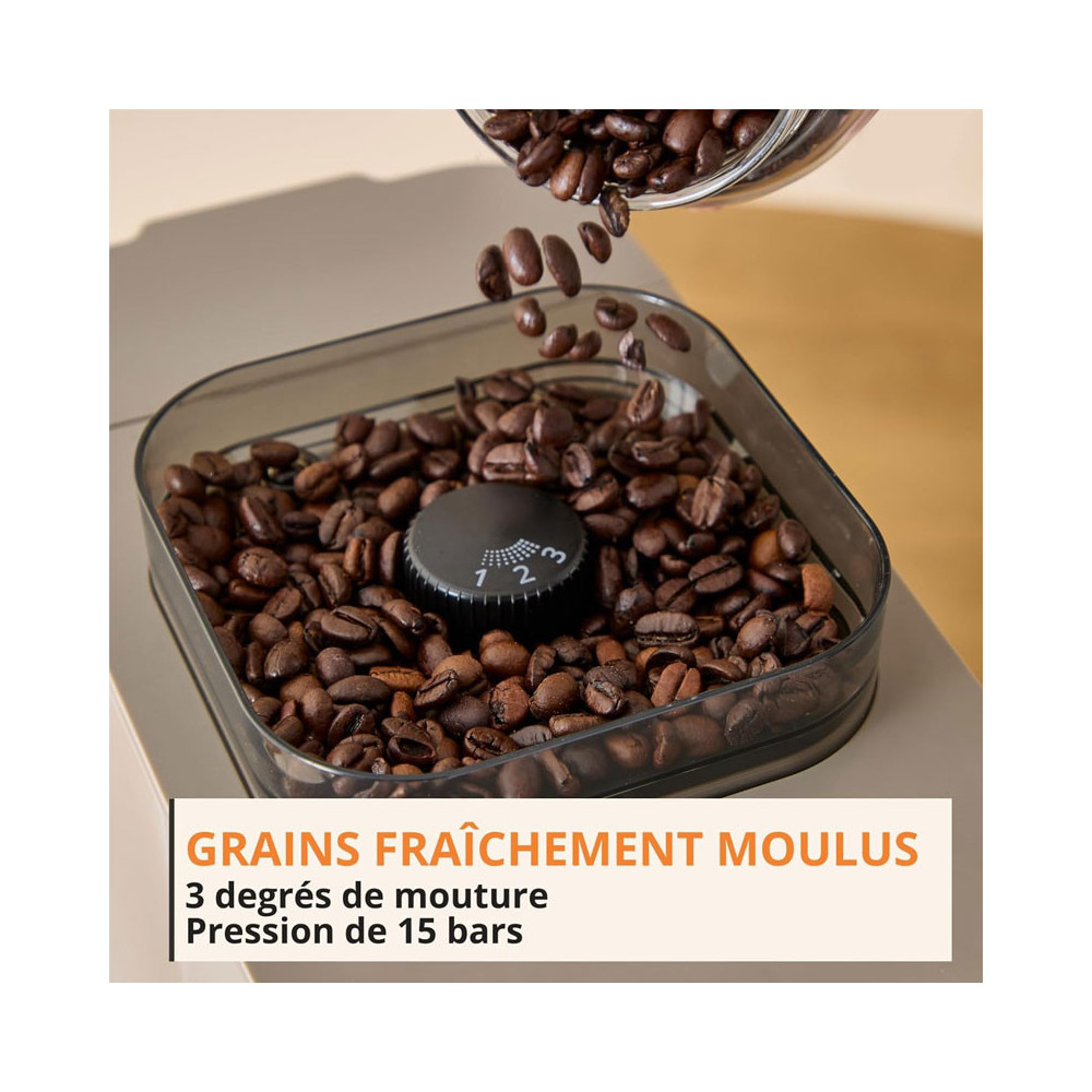 Machine à café  KRUPS 2 Litres 15 BAR / SA402AE0 / Silver