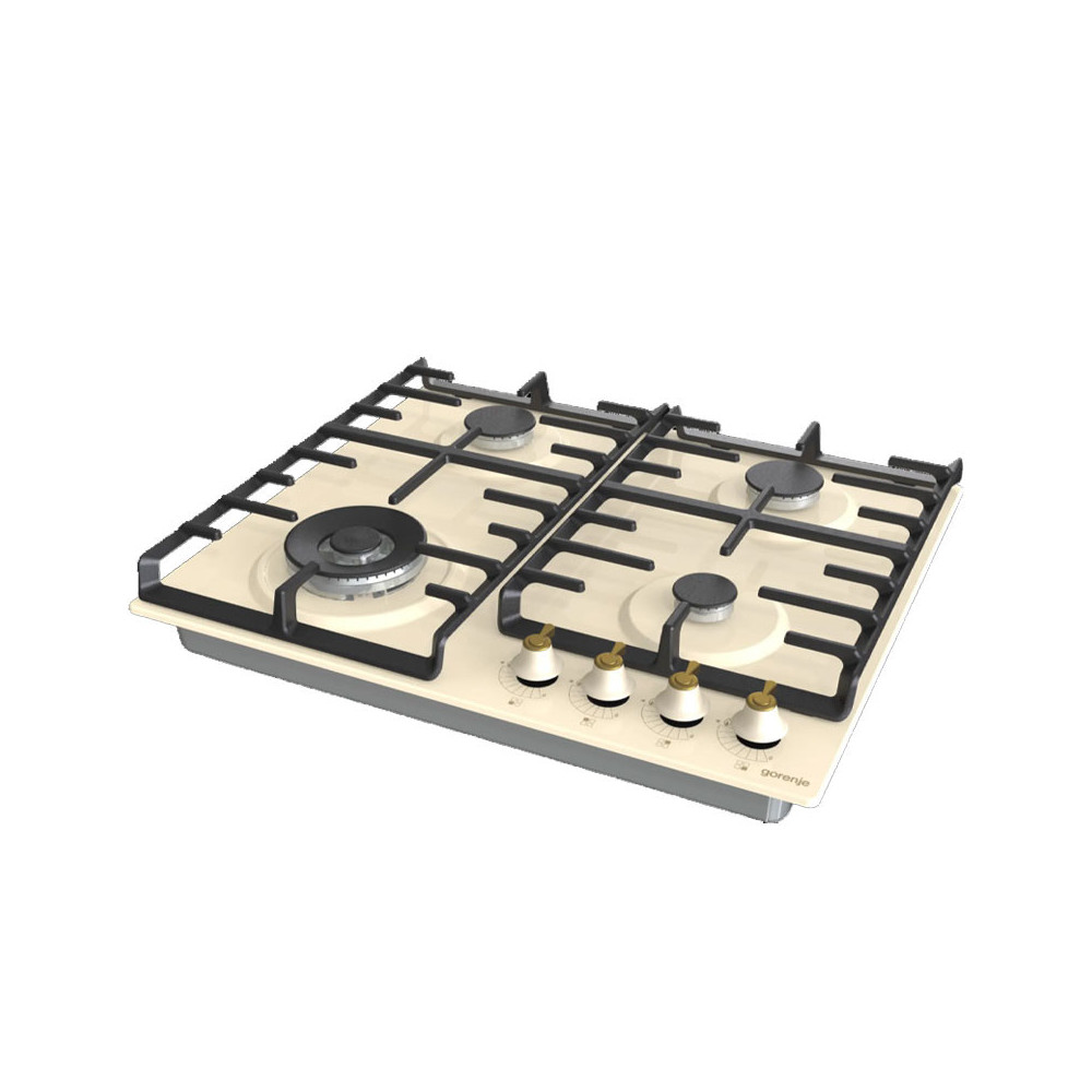 PLAQUE ENCASTRABLE GORENJE 4 FEUX / GW642CLI / CREME