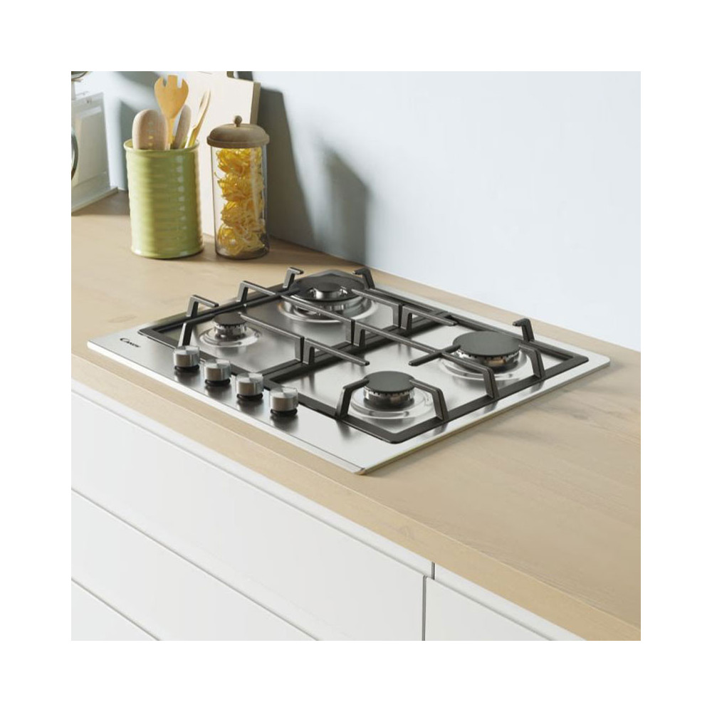 TABLE DE CUISSON CANDY 4 Feux / CHG6BR4WX / INOX