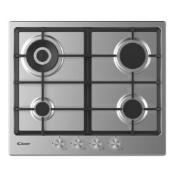 TABLE DE CUISSON CANDY 4 Feux / CHG6BR4WX / INOX