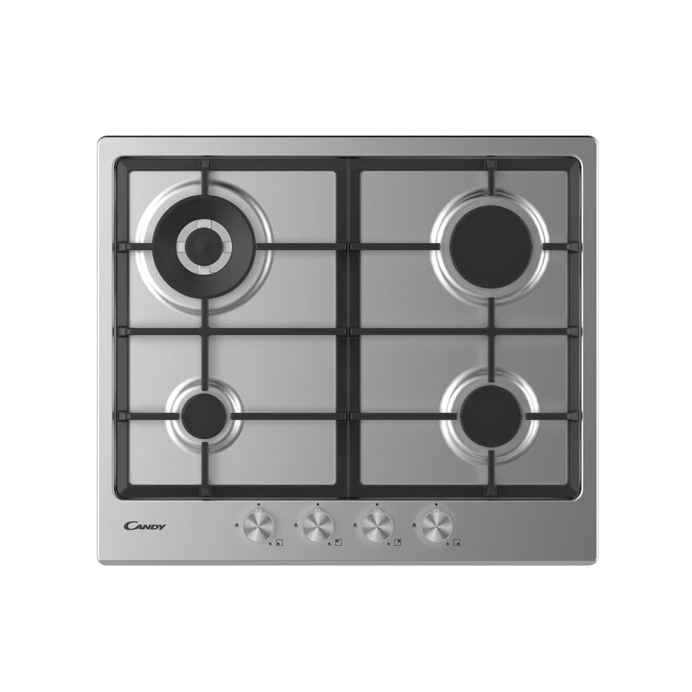TABLE DE CUISSON CANDY 4 Feux / CHG6BR4WX / INOX