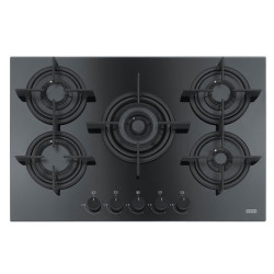 PLAQUE DE CUISSON ENCASTRABLE FRANKE 5 FEUX / FHCR755GBK / NOIR
