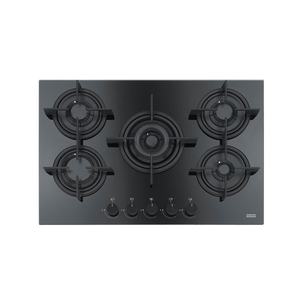 PLAQUE DE CUISSON ENCASTRABLE FRANKE 5 FEUX / FHCR755GBK / NOIR