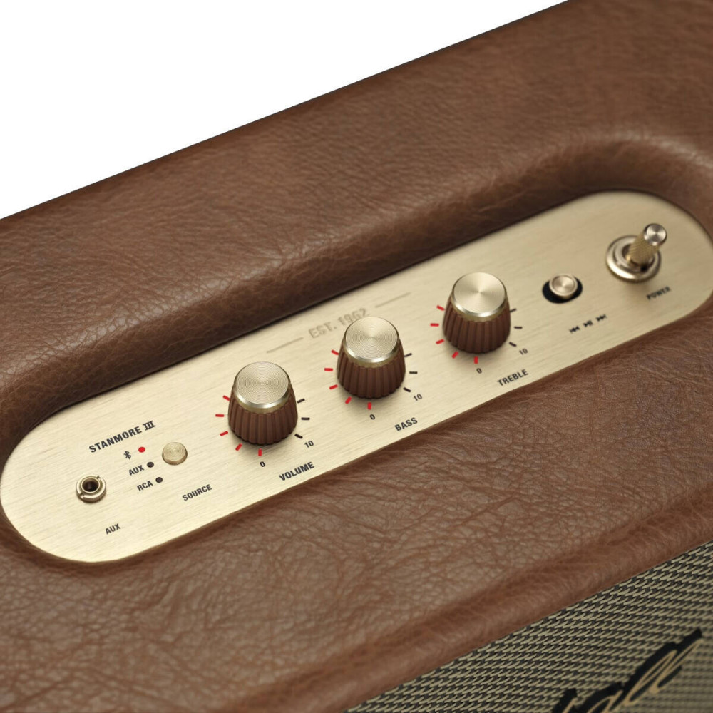 HAUT PARLEUR MARSHALL STANMORE III BLUETOOTH / Marron