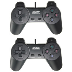 Double Manette de jeu simple USB 701