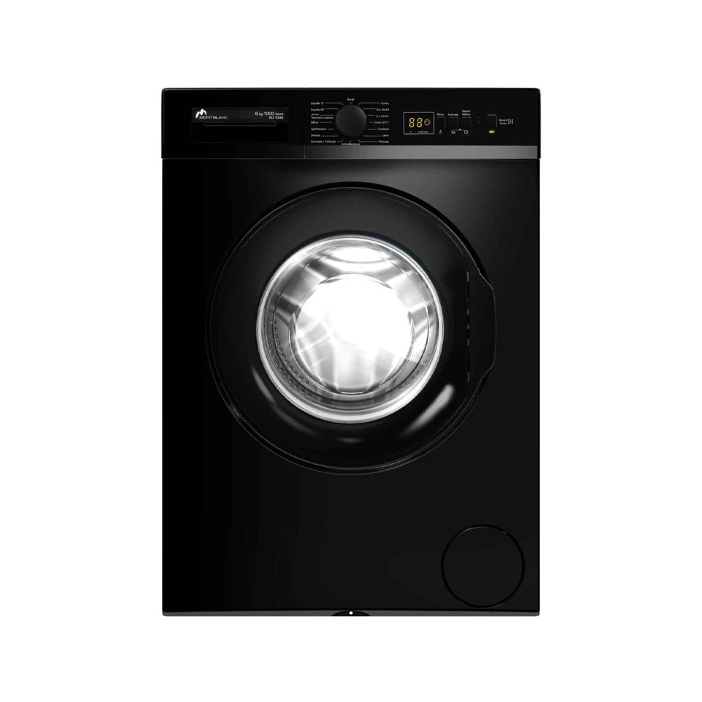 Machine à Laver Frontale MONTBLANC 6KG / WM6100N / Noir