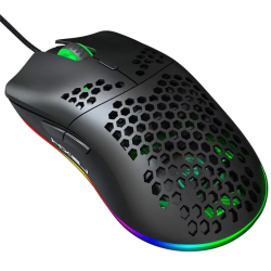 Souris Filaire Gamer HXSJ J900 RGB / Noir