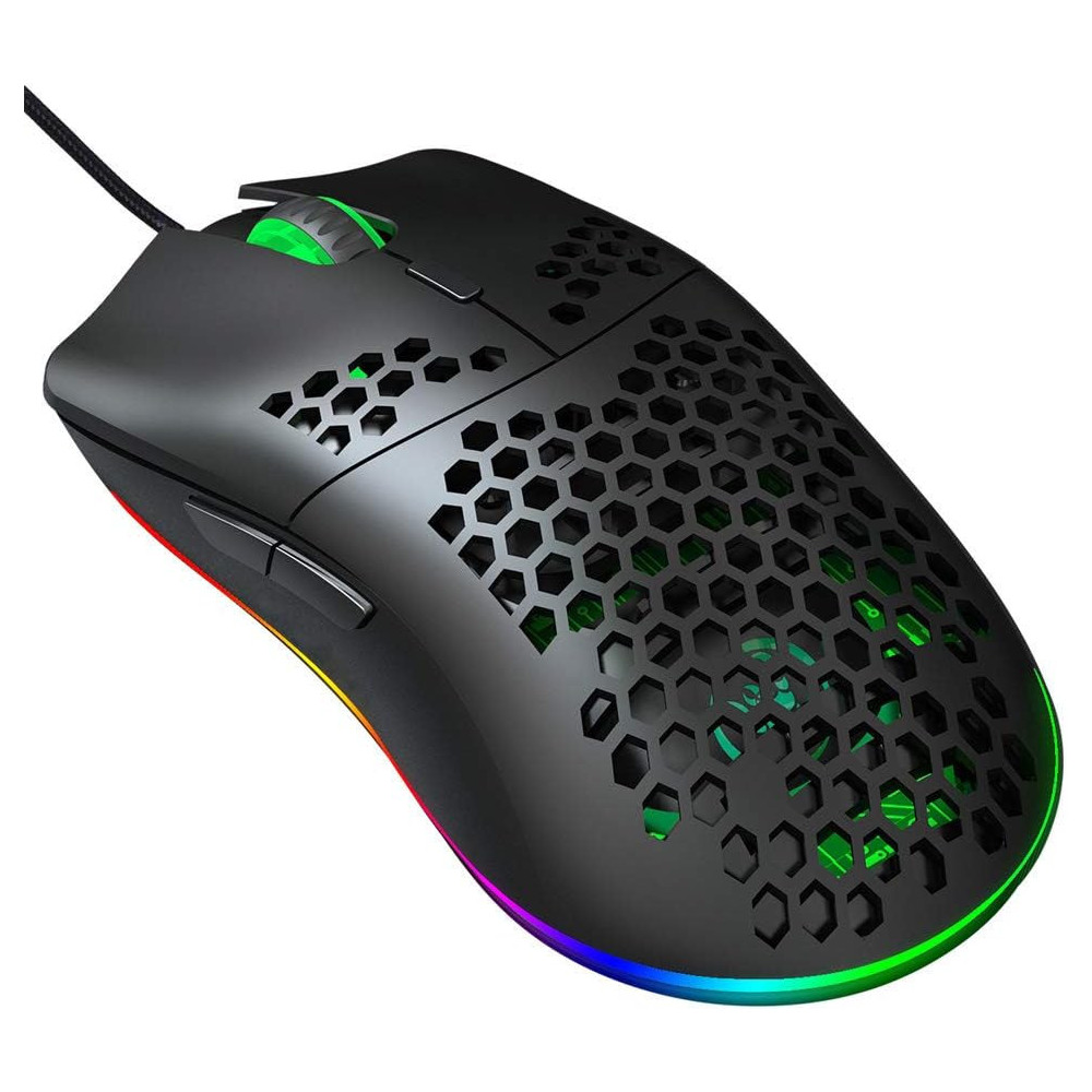 Souris Filaire Gamer HXSJ J900 RGB / Noir