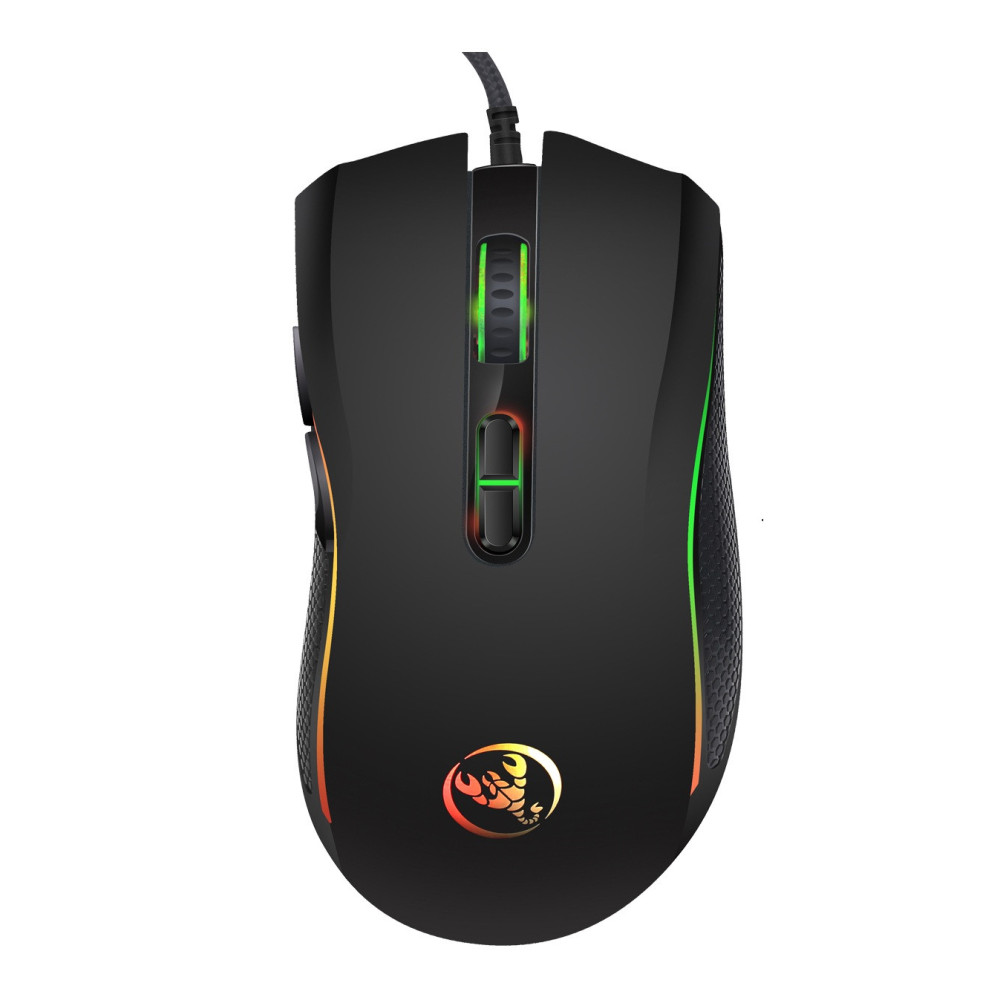 Souris Filaire Gamer HXSJ A869 RGB / Noir