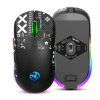 Souris Sans fil Gamer HXSJ T90 RGB / Noir