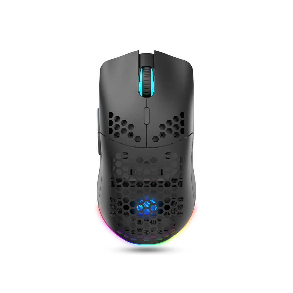 Souris Sans fil Gamer HXSJ T66 RGB / Noir