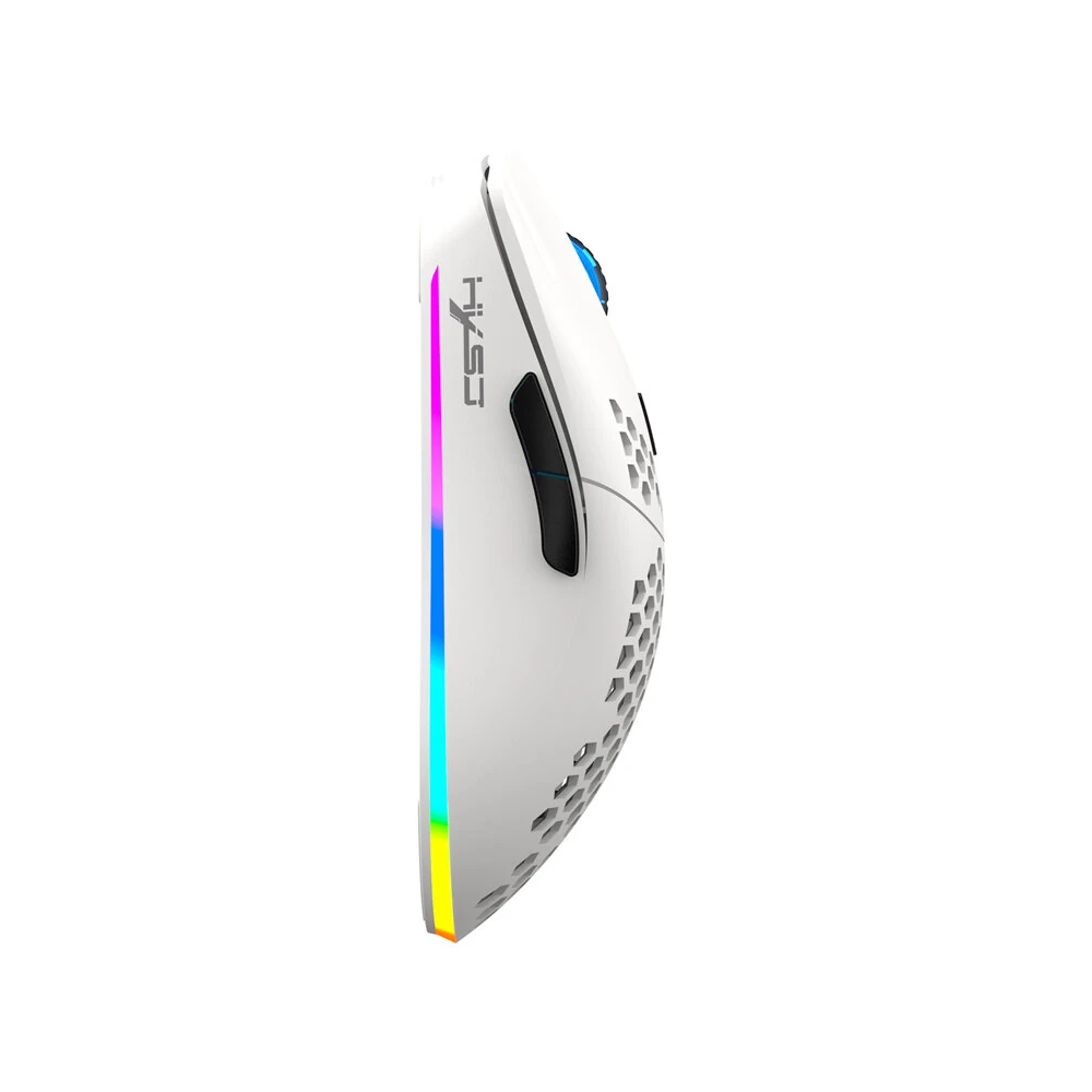 Souris Sans fil Gamer HXSJ T66 RGB / Blanc