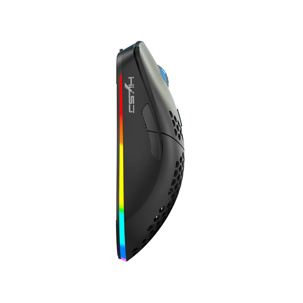 Souris Sans fil Gamer HXSJ T66 RGB / Noir