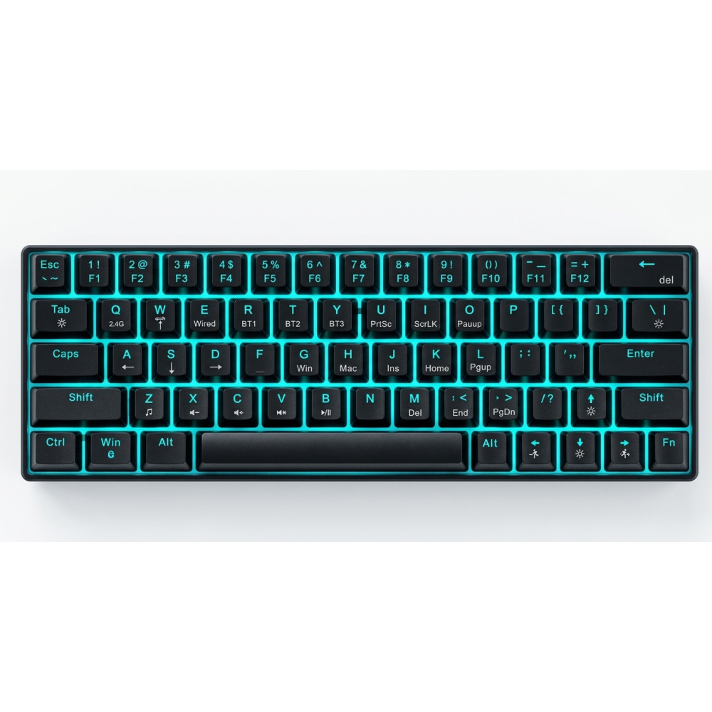 Clavier Mecanique Sans fil T-Wolf T30 / Noir