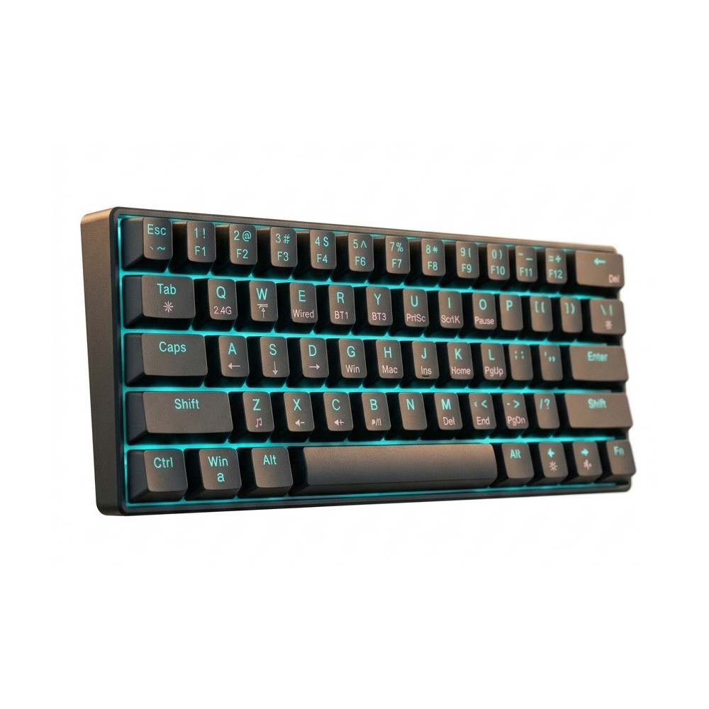 Clavier Mecanique Sans fil T-Wolf T30 / Noir