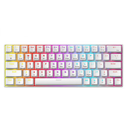 Clavier Mecanique Sans fil T-Wolf T60 / Blanc