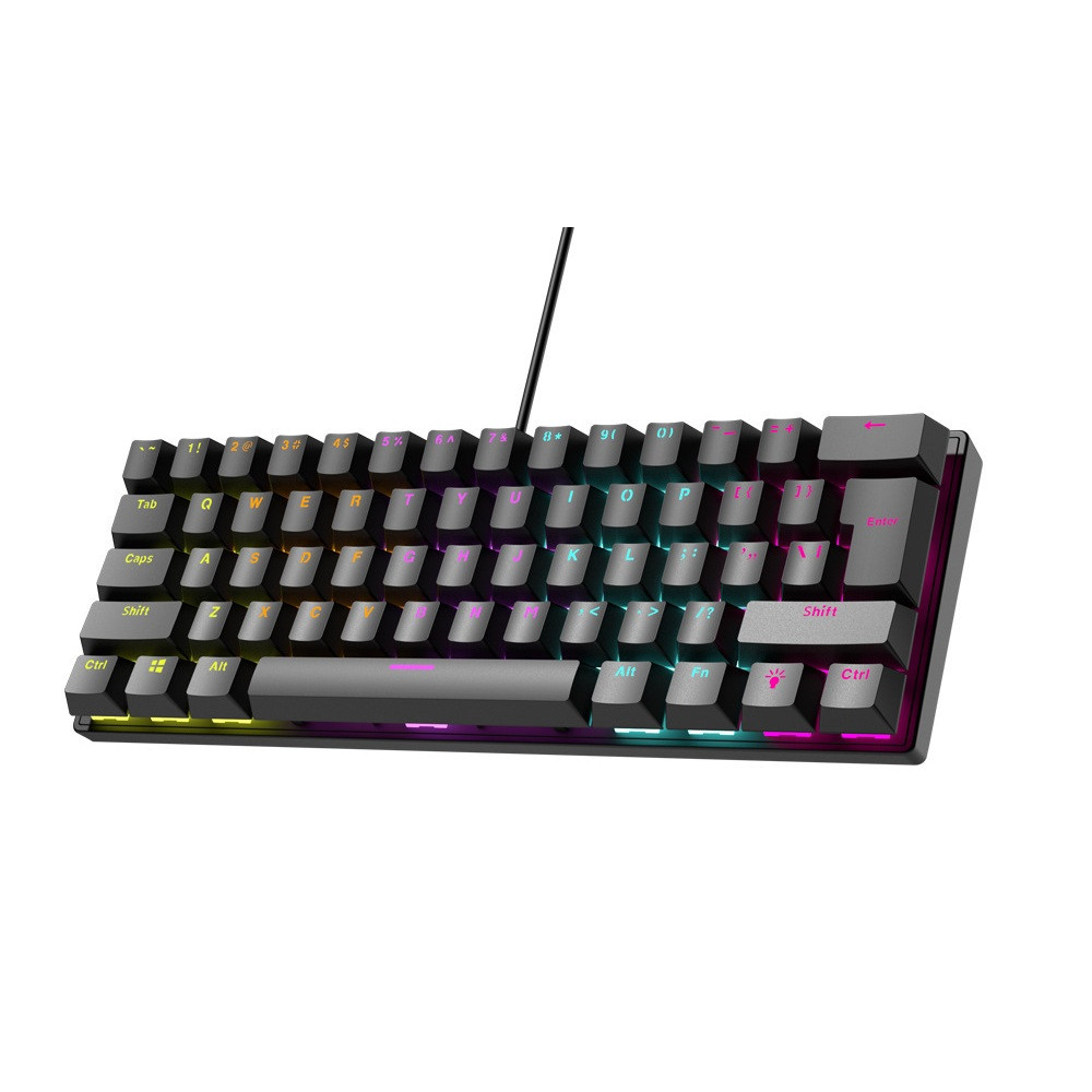 Clavier Mecanique Filaire T-Wolf T61 / Noir