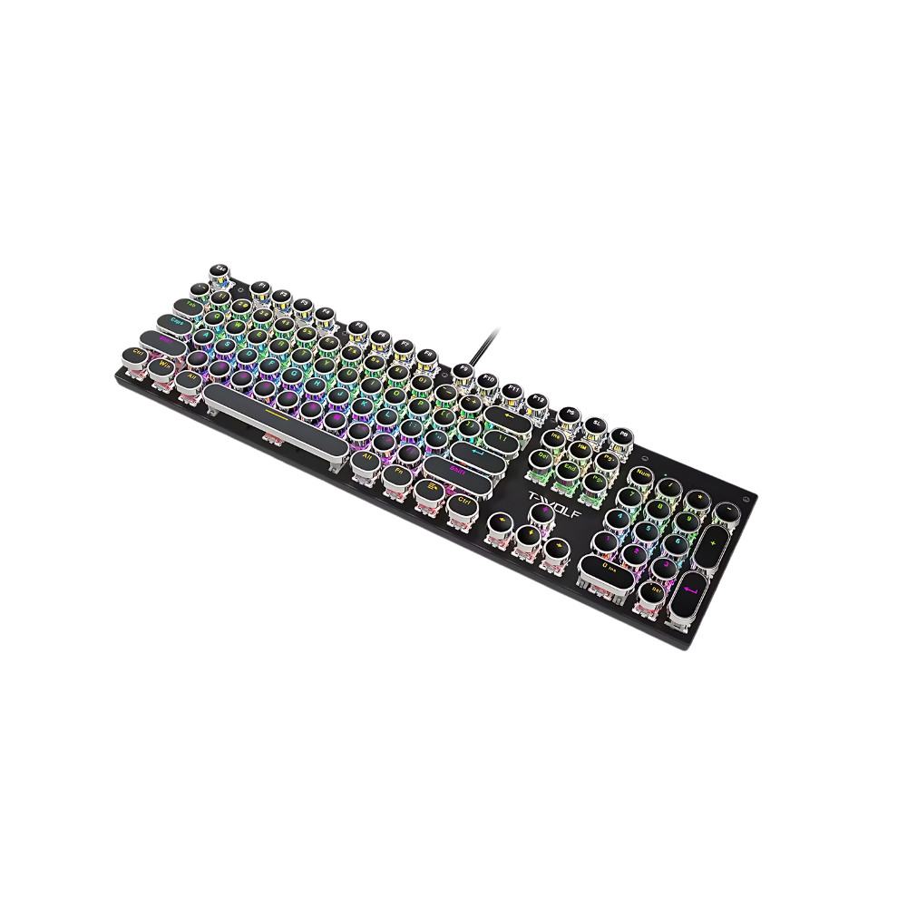 Clavier Mecanique Filaire T-Wolf T75 / Noir