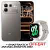 Smartphone Infinix Note 60 Pro 5G / 24 Go / 256 Go / Titanium + SMARTWATCH INFINIX XW5P H5 Pro Offert