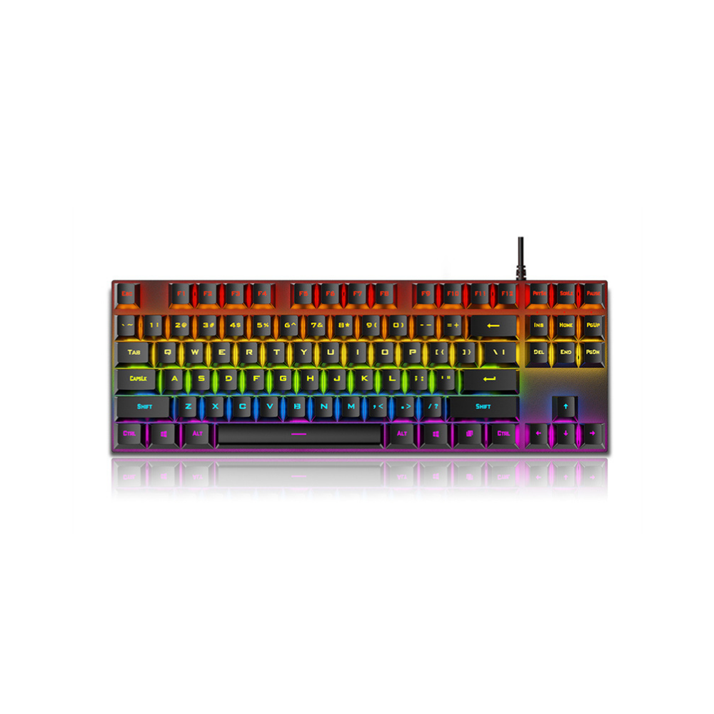 Clavier Mecanique Filaire T-Wolf T18 / RGB / Noir