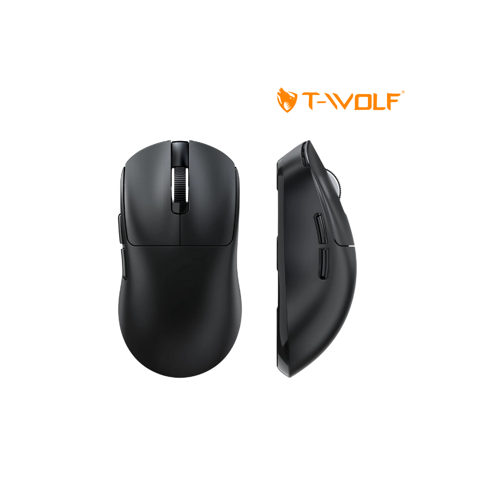 Souris sans fil T-WOLF X9 / 12.000 DPI / Noir