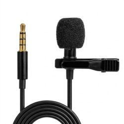 Microphone Lavalier GL-119 /  JACK / Noir