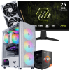 Setup Gamer Special Pc de Bureau Gaming / Ryzen 5 5500 / RTX 5060 8G / 16 Go Avec Écran Gaming MSI 24.5" Full HD IPS / 240 Hz