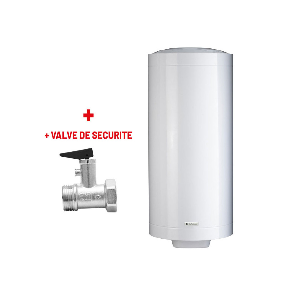 CHAUFFE EAU ELECTRIQUE CHAFFOTEAUX 200L + VALVE DE SECURITE