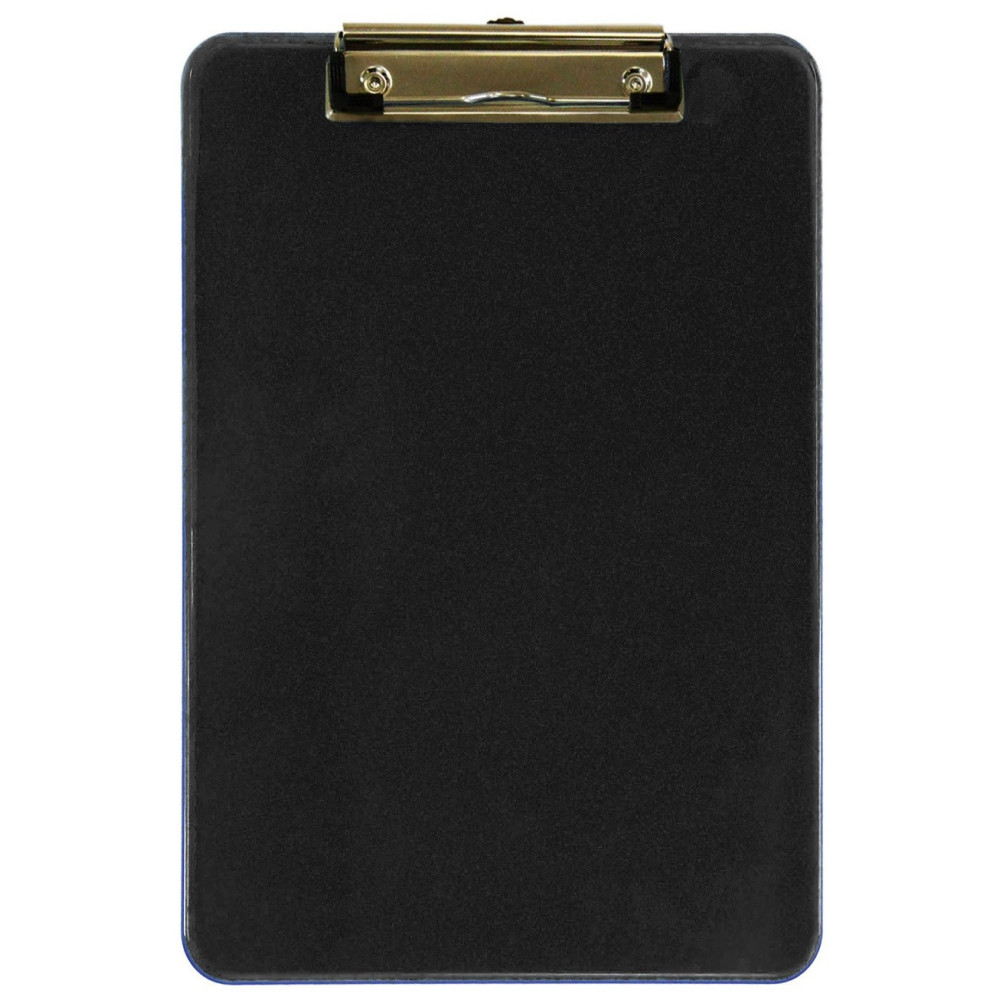 Porte Bloc à Pince Simple A4 / Assorties (Noir/Vert/Rouge/Bleu)