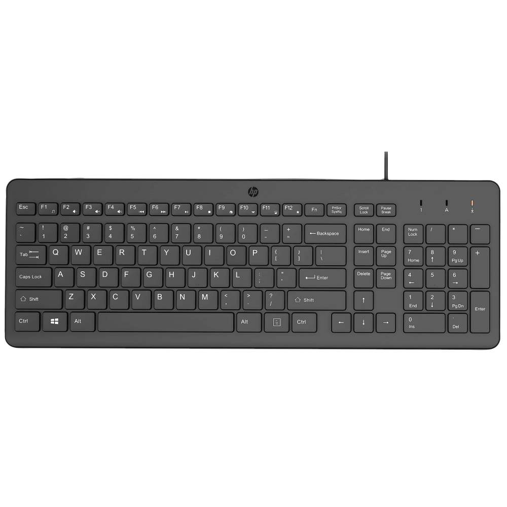 Clavier Filaire HP 150 USB / NOIR