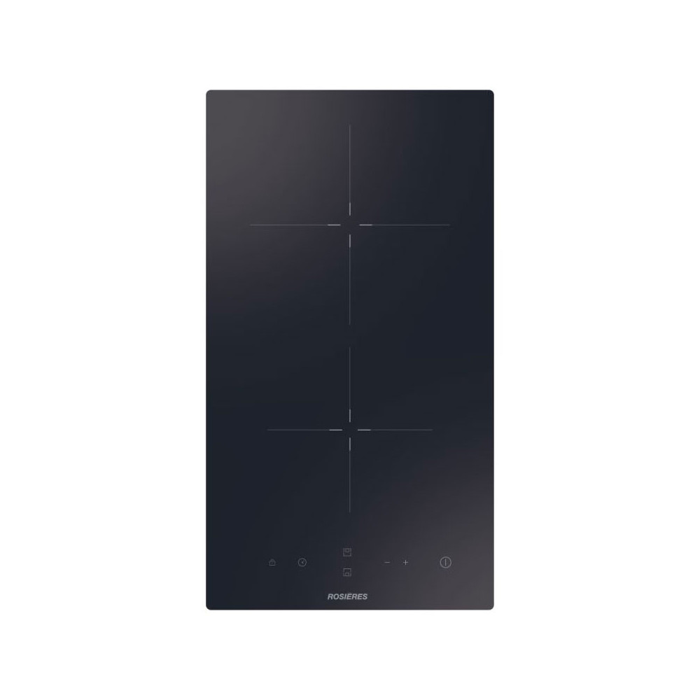 Plaque  Encastrable ROSEIERS 2 FEUX / RDH32-1 / NOIR
