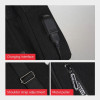 Sac à Dos Monobretelle Anti-Vol Compact + port USB / Noir