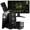 Setup Gamer Special Pc de Bureau Gaming / Ryzen 5 5600 / RX 9060 8G / 16 Go Avec Écran Gaming MSI 24.5" Full HD IPS / 240 Hz